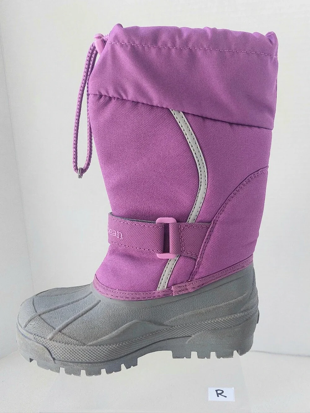 L.L. Bean Girls' Purple Waterproof Winter Boots